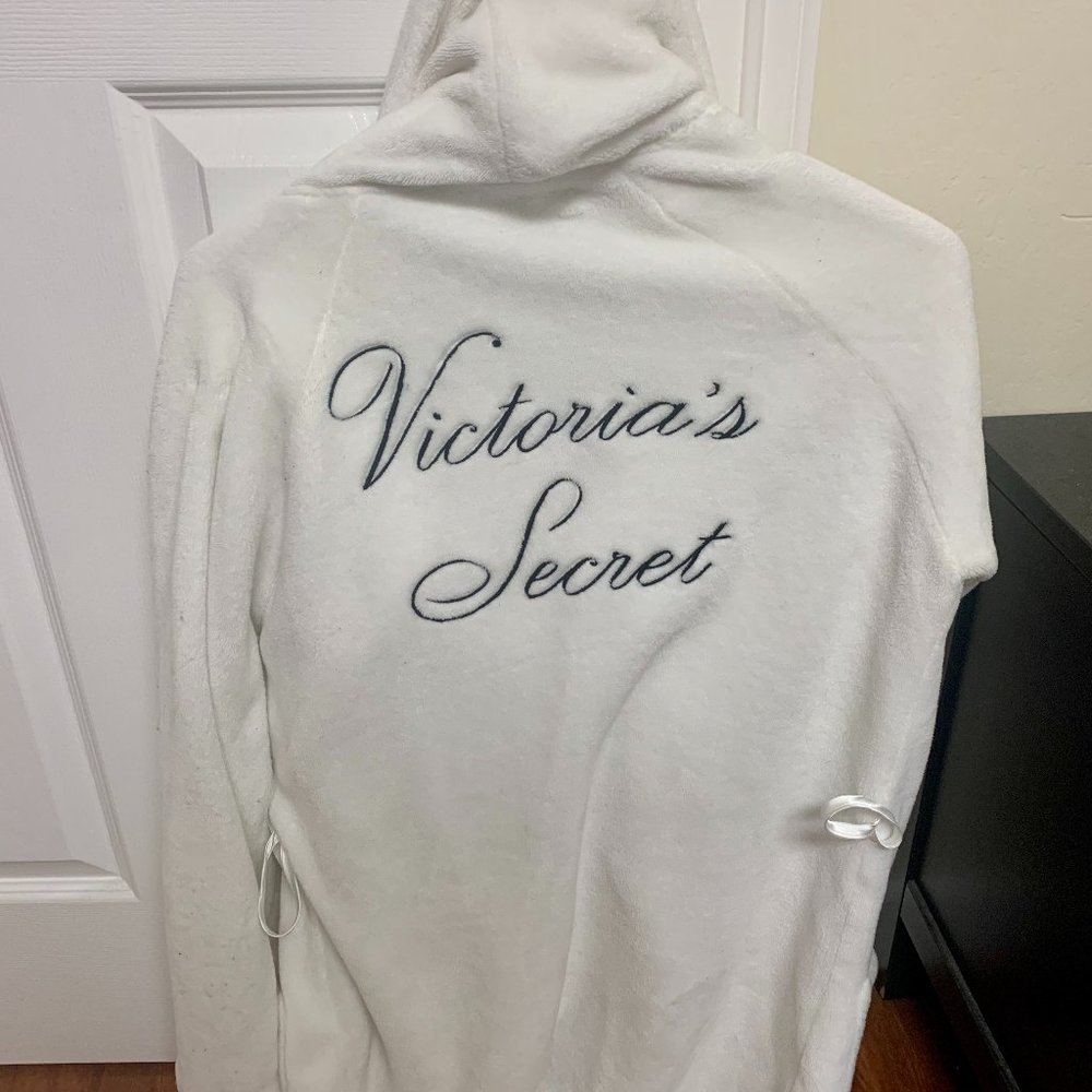 Victorias Secret Logo Short Cozy Robe